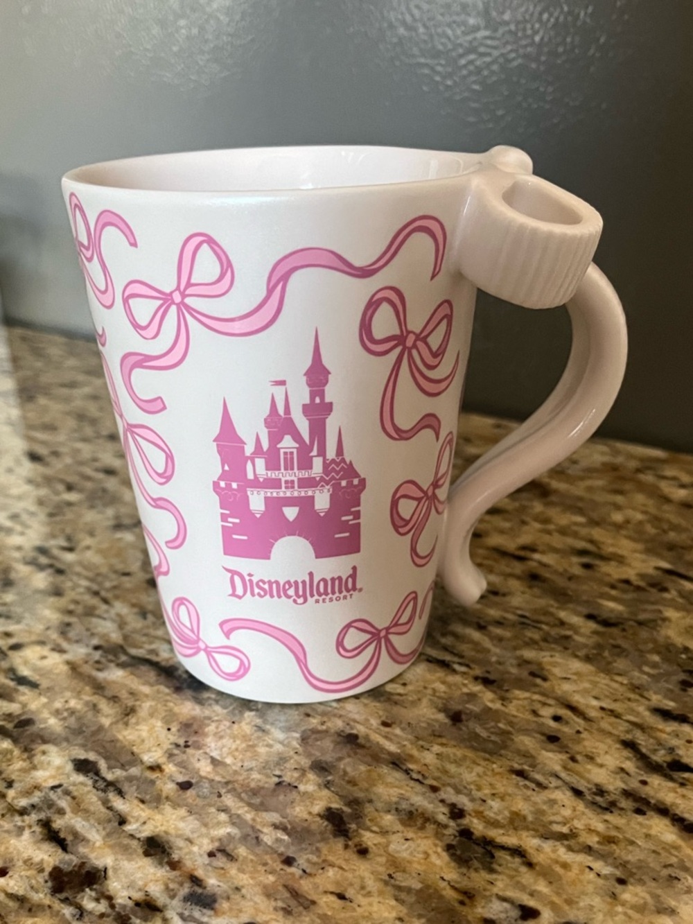 Disney Parks x Starbucks Disneyland Pink Ribbon Bow Mug
